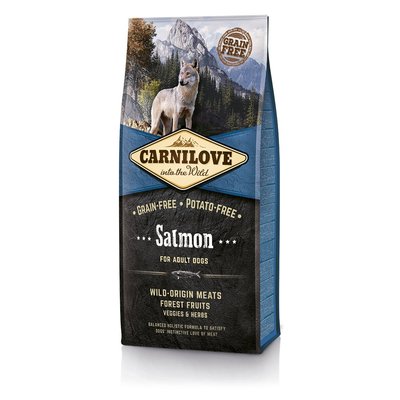 Сухой корм для взрослых собак всех пород Carnilove Salmon Adult 12 кг (лосось) - masterzoo.ua