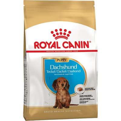 Сухий корм для цуценят породи такса Royal Canin Dachshund Puppy 1,5 кг (домашній птах)