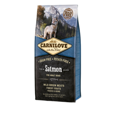 Сухий корм для дорослих собак всіх порід Carnilove Salmon Adult 12 кг (лосось) - masterzoo.ua