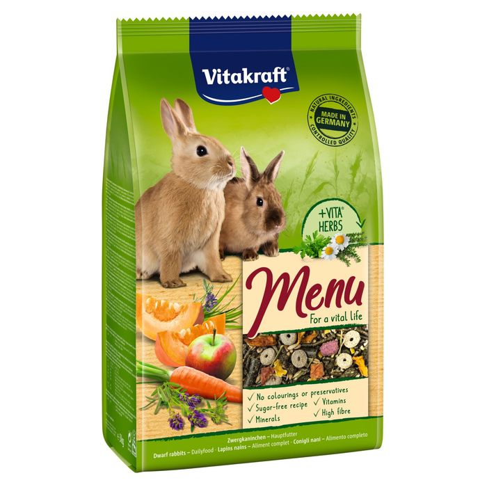 Корм для кроликів Vitakraft «Premium Menu Vital» 1 кг - masterzoo.ua