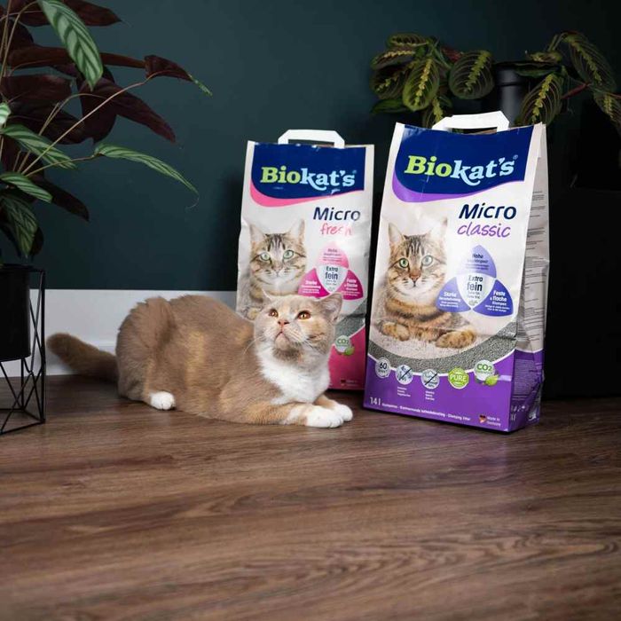 Наповнювач для котячого туалету Biokat's Micro Fresh 6 л - бентонітовий - masterzoo.ua