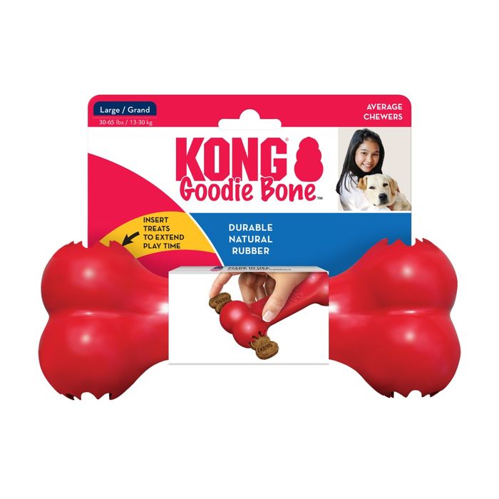 Іграшка для собак кістка-годівниця Kong Classic Goodie Bone 25,6 см L - masterzoo.ua