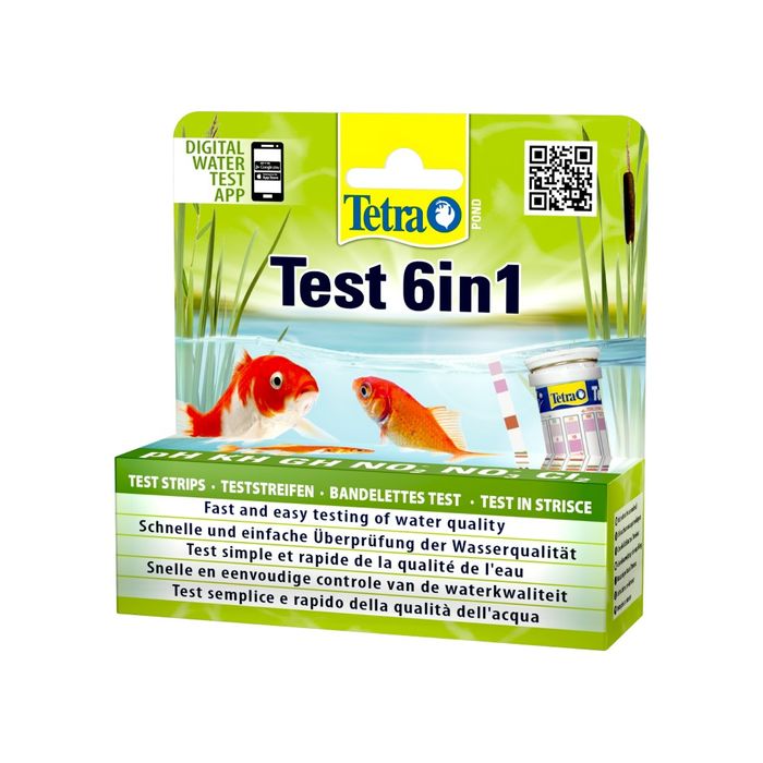 Набор индикаторных тестов для воды Tetra Pond Test 6in1 25 шт. - masterzoo.ua