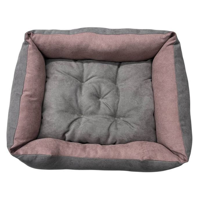 Лежак для собак Pet Fun M 70х50х18 см - разноцветный - masterzoo.ua