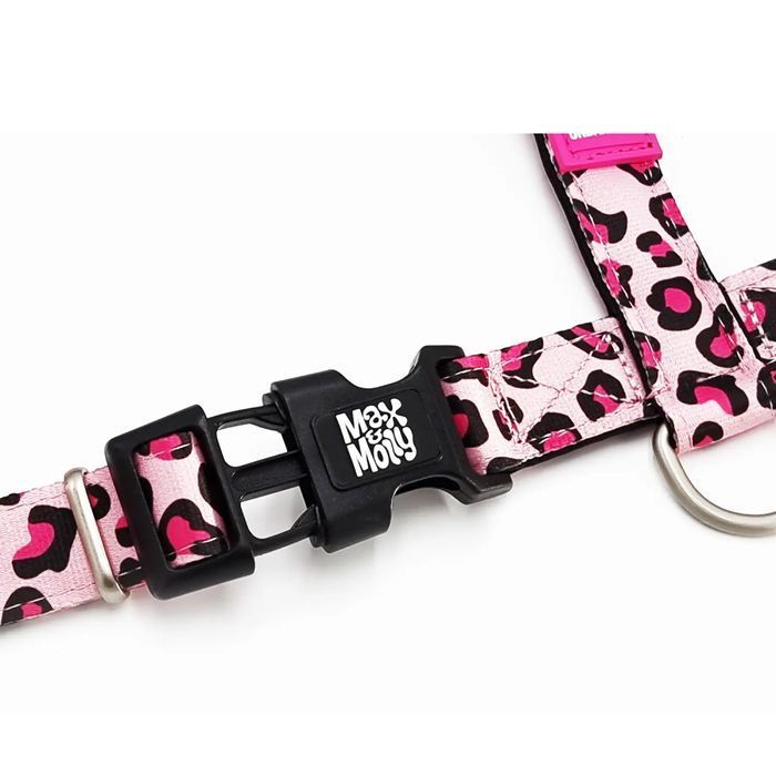Max and Molly H-Harness Розовый леопард шлейка для собак 43-51 см &ndash; разноцветный - masterzoo.ua