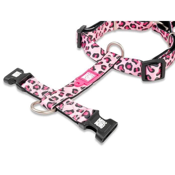 Max and Molly H-Harness Розовый леопард шлейка для собак 43-51 см &ndash; разноцветный - masterzoo.ua