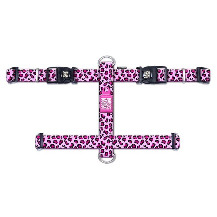 Max and Molly H-Harness Розовый леопард шлейка для собак 43-51 см &ndash; разноцветный - masterzoo.ua