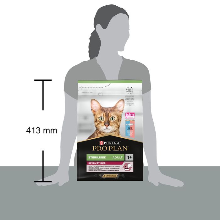 Сухий корм для стерилізованих котів ProPlan Sterilised 3 кг (тріска та форель) - masterzoo.ua