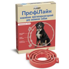 Нашийник для собак ProVET «ПрофіЛайн» 70 см (від зовнішніх паразитів, колір: червоний) - masterzoo.ua