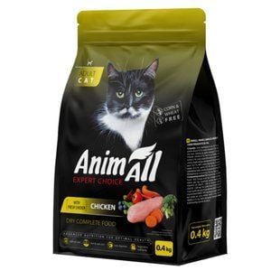 Сухой корм для кошек AnimAll Adult 400 г - курица - masterzoo.ua