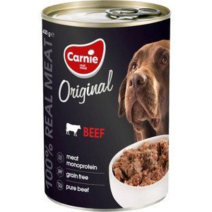 Вологий корм для собак Carnie Original Mono Protein 400 г - яловичина - masterzoo.ua