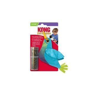 Kong Refillables Hummingbird іграшка для котів 10,2х14 см - блакитний - masterzoo.ua