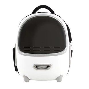 Рюкзак-переноска для кошек Me&Pet 33,5х28х43 см - белый - masterzoo.ua