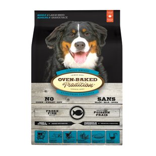 Сухой корм Oven-Baked Tradition Dog Adult Large Breed 11,34 кг - рыба - masterzoo.ua