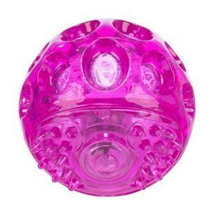Trixie Flashing Ball игрушка для собак 6 см - розовый - masterzoo.ua