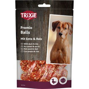 Ласощі для собак Trixie Premio Balls 80 г - качка та рис - masterzoo.ua