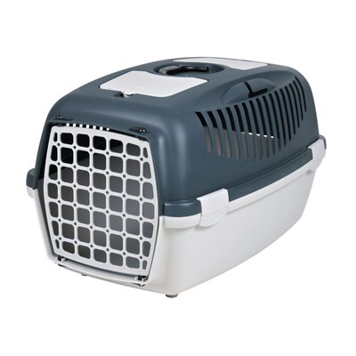 Контейнер-переноска для собак и котов весом до 12 кг Trixie «Capri 3» 40 x 38 x 61 см (серая) - dgs - masterzoo.ua