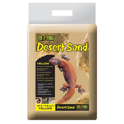 Наповнювач для тераріума Exo Terra «Desert Sand» Пісок 4,5 кг (жовтий) - masterzoo.ua
