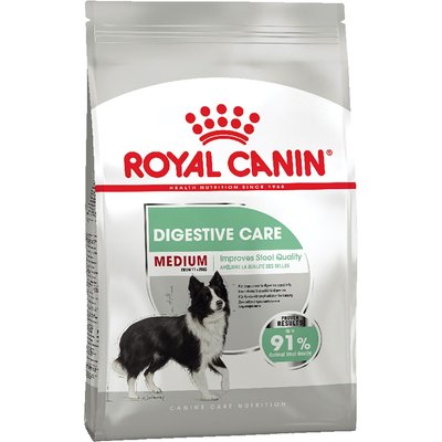 Корм сухий для собак середніх порід із чутливим травленням старше 12 місяців Royal Canin Medium Digestive Care 3 кг (домашній птах) - masterzoo.ua