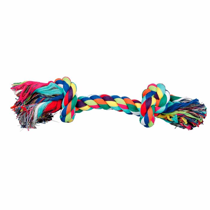 Игрушка для собак Trixie Канат плетёный 37 см (текстиль, цвета в ассортименте) - masterzoo.ua
