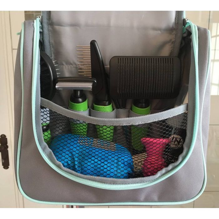 Сумка-органайзер для собак Pet Fun Groom 28х9х24,5 см - сірий - masterzoo.ua