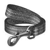 Поводок для собак COLLAR WAUDOG Светоотражающий S - серый - masterzoo.ua