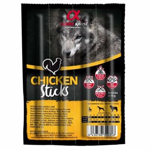 Ласощі для собак Alpha Spirit Dog Sticks Chicken, 40 г - masterzoo.ua