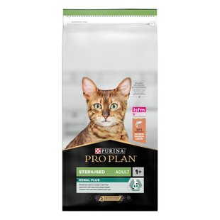 Сухой корм для кошек Pro Plan Sterilised Adult 1+ Renal Plus 14 кг - лосось - masterzoo.ua