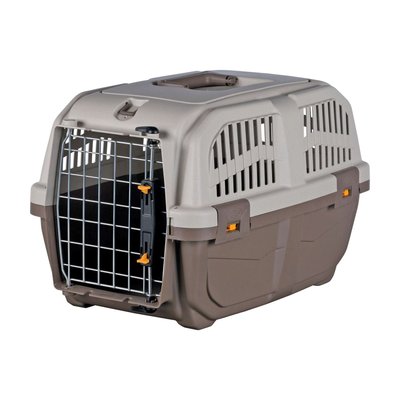 Контейнер-переноска для собак и котов весом до 12 кг Trixie «Skudo 1» 30 x 32 x 49 см (коричневая) - dgs - masterzoo.ua
