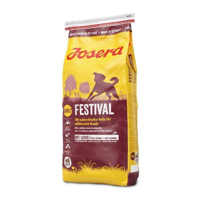 Сухой корм для взрослых для привередливых собак Josera Festival 15 кг (лосось) - masterzoo.ua