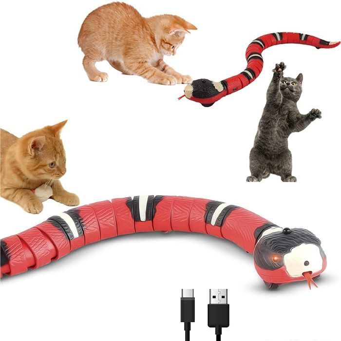 Іграшка для котів Me&Pet Змійка 40х4х3,5 см - masterzoo.ua