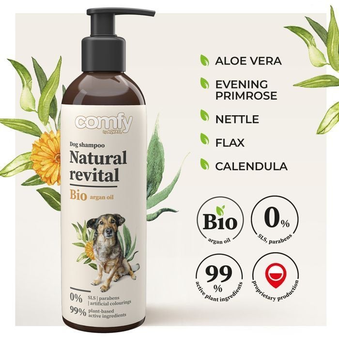 Шампунь для собак Comfy Natural Revital 250 мл - арганова олія - masterzoo.ua