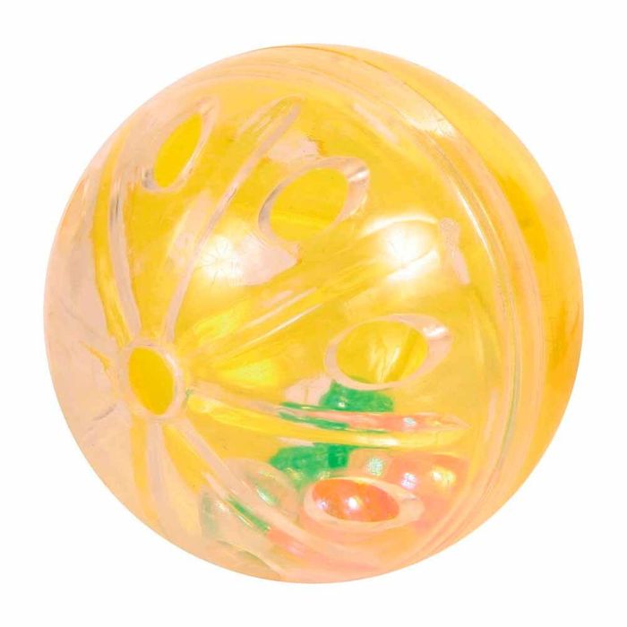 Игрушка для кошек Trixie Мяч с погремушкой d=4,5 см, набор 4 шт. (пластик, цвета в ассортименте) - masterzoo.ua