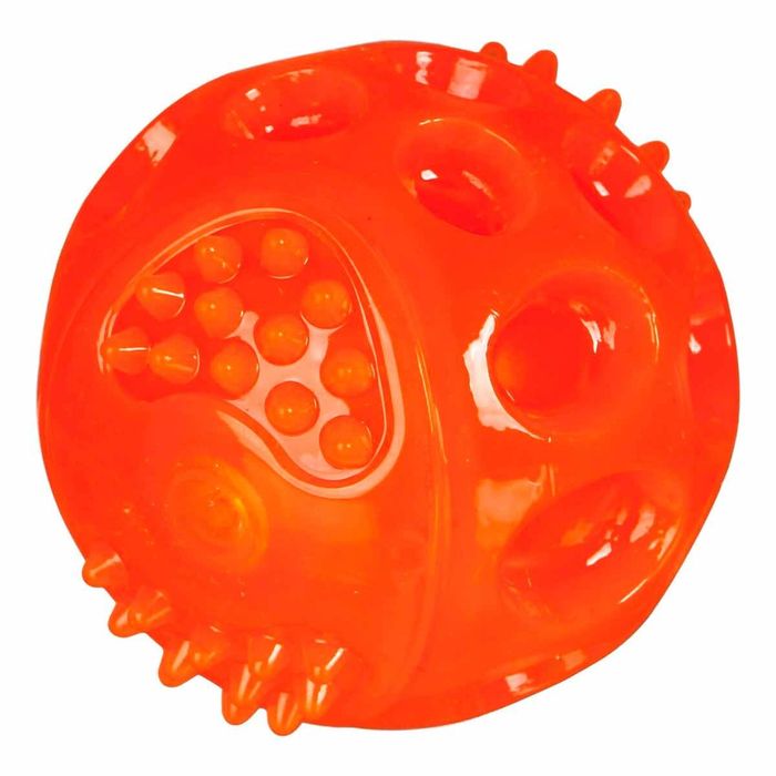 Игрушка для собак Trixie Мяч мигающий d=7,5 см (термопластичная резина, цвета в ассортименте) - masterzoo.ua