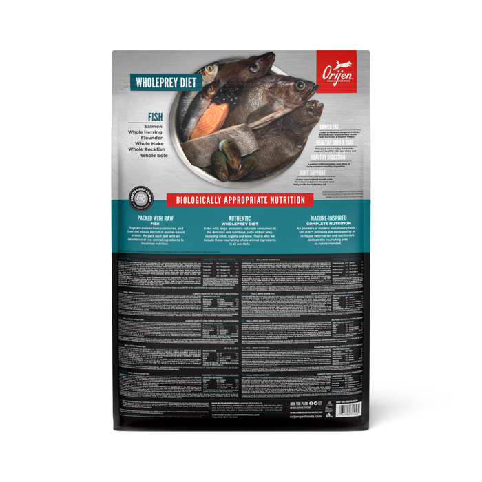 Cухой корм для собак Orijen Small Breed 4,5 кг - рыба - masterzoo.ua