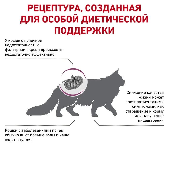 Сухой корм для кошек, при заболеваниях почек Royal Canin Renal 400 г (домашняя птица) - masterzoo.ua