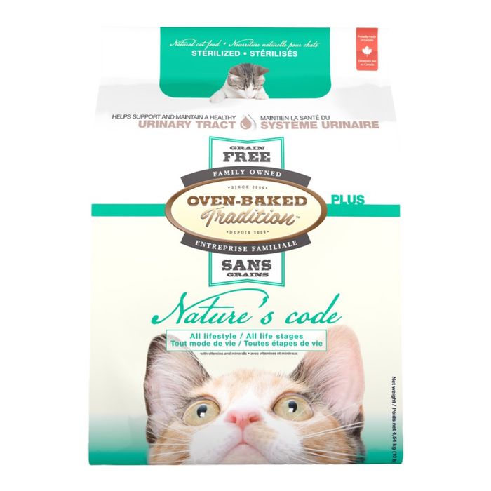 Сухий корм Oven-Baked Tradition Nature’s Code Cat Sterilised Grain Free 350 г - курка - masterzoo.ua