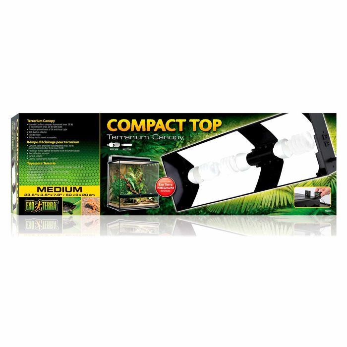 Світильник для тераріума Exo Terra «Compact Top» E27, 60 x 9 x 20 см - masterzoo.ua