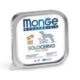 Влажный корм для собак Monge Monoprotein Solo 150 г - оленина - masterzoo.ua