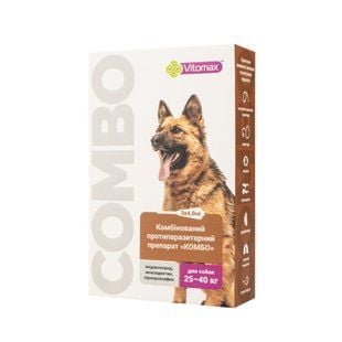 Vitomax Combo краплі на холку для собак 25-40 кг 3 шт х 4 мл - masterzoo.ua
