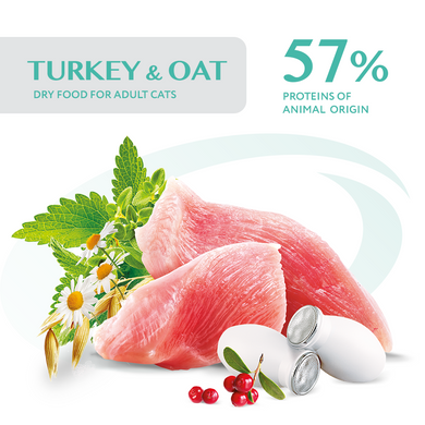 Сухой корм для стерилизованных кошек Optimeal Adult Cat Sterilised Turkey With Oat 1,5 кг (индейка и овес) - masterzoo.ua