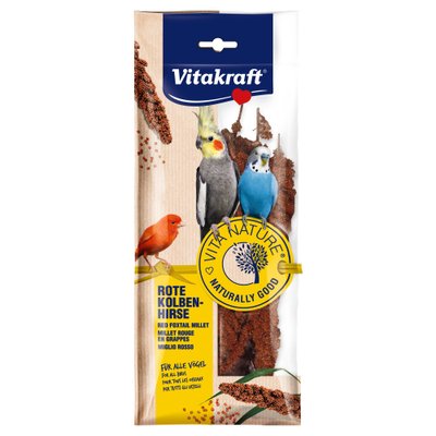 Лакомство для птиц Vitakraft «VITA Nature Red Foxtail Millet» 80 г (чумиза) - masterzoo.ua