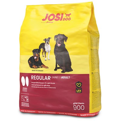 Сухой корм для взрослых собак Josera JosiDog Regular 900 г (домашняя птица) - masterzoo.ua