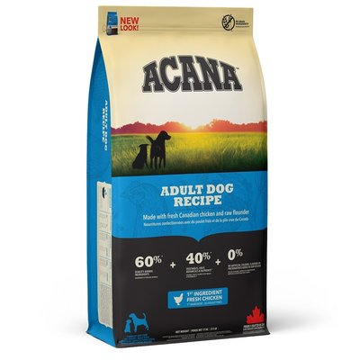 Сухий корм для дорослих собак всіх порід Acana Adult Dog Recipe | 6 кг (курка) - masterzoo.ua