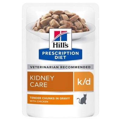 Вологий корм для котів Hill's Prescription Diet k/d 85 г - курка - masterzoo.ua