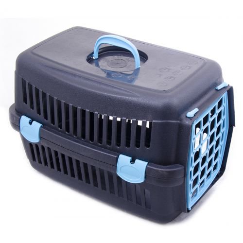 Контейнер-переноска для собак и кошек SGbox 48 x 32 x 32 см - черный - cts - masterzoo.ua