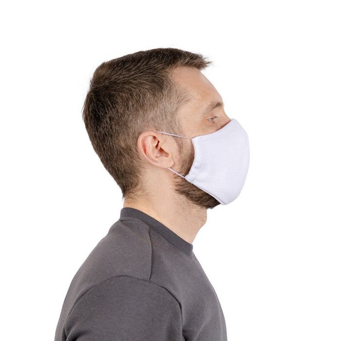 Защитная маска для лица Природа 22 x 15 см (белая) - cts - masterzoo.ua