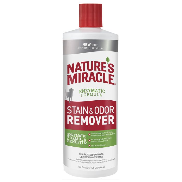 Знищувач Nature's Miracle «Stain & Odor Remover» для видалення плям і запахів від собак 709 мл - masterzoo.ua