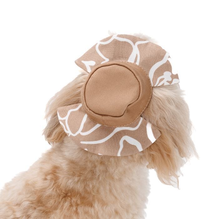 Панама Pet Fashion Print S - бежевий - masterzoo.ua
