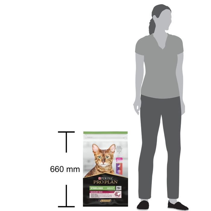 Сухий для котів Pro Plan Sterilised Adult 1+ Savoury Duo 10 кг - качка та печінка - masterzoo.ua